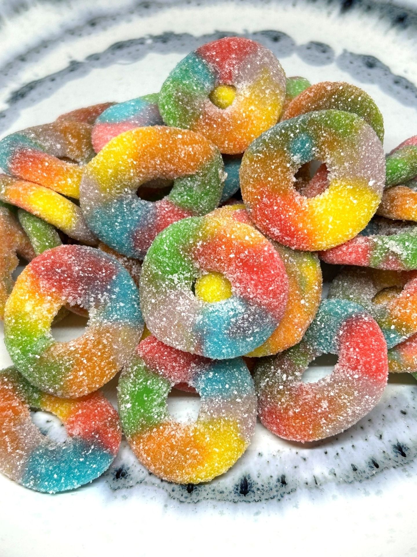 Anneau Multicolore – Bonbons Anneaux Multicolores Sucrés et Fruités (100grs)