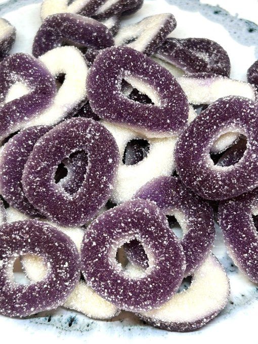 Anneaux Fruits de la Passion 100g – bonbons gélifiés acidulés au goût exotique
