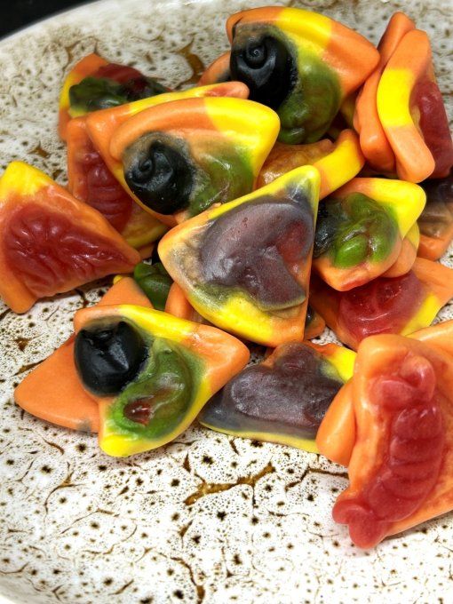 part de pizza bonbon gélifié fun fruité confiserie originale ludique