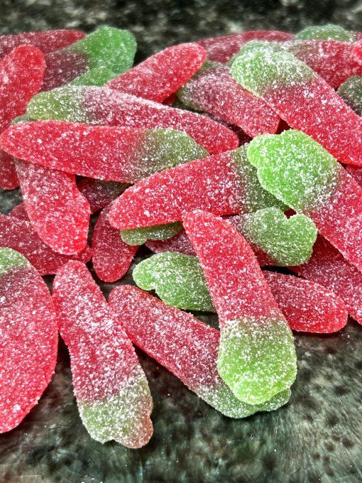 bonbon piment acidulé moelleux légèrement piquant confiserie fun originale