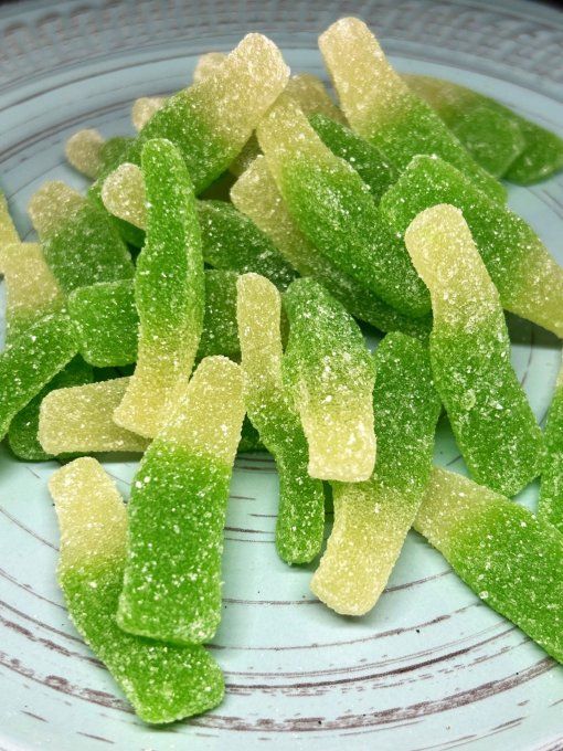Bouteille mojito sucrée bonbon citron menthe pour candy bar anniversaire