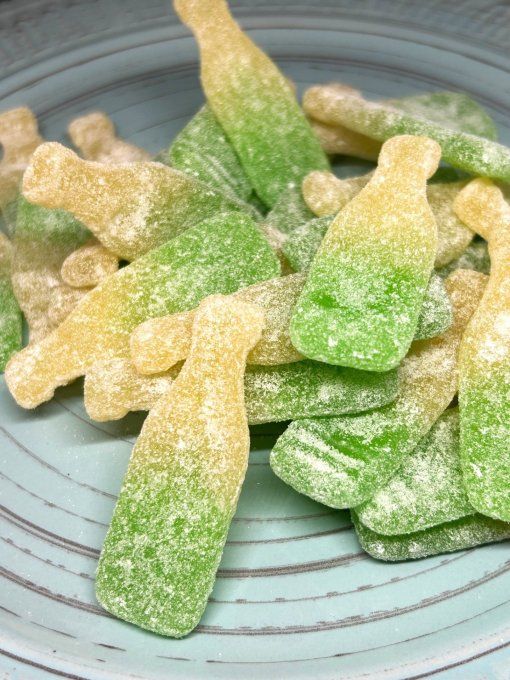 Bouteilles Poire bonbon suédois moelleux fruité pour candy bar anniversaire et fête