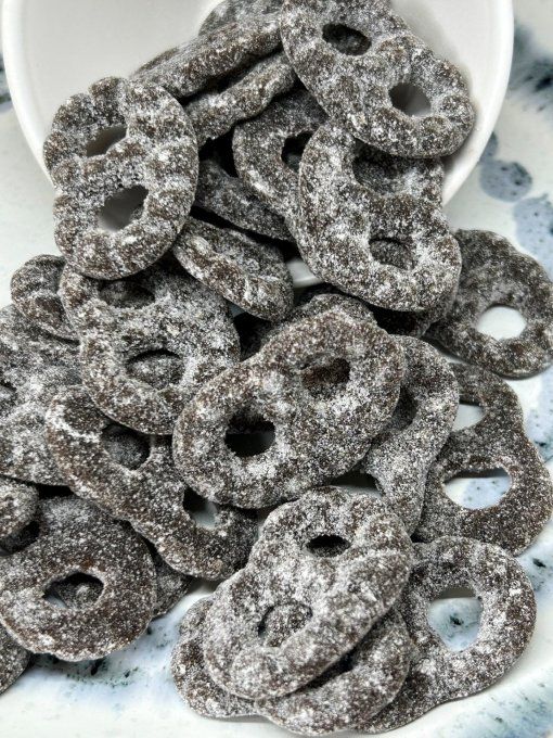 bretzel réglisse salé bonbon rétro réglisse intense confiserie authentique