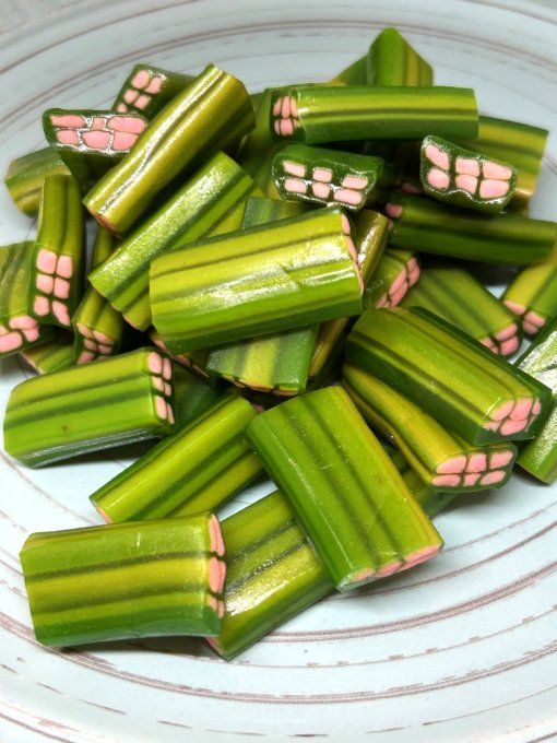 Brique Pastèque Lisse bonbon moelleux fruité pour candy bar anniversaire et fête