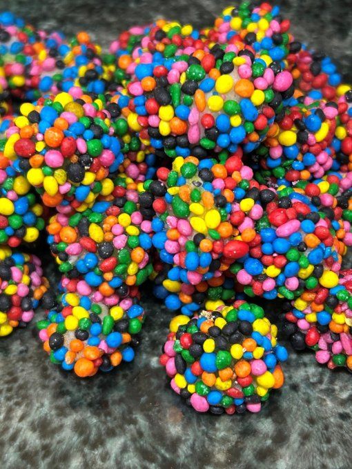 Burmar Crunchy Asteroids Disco bonbon pomme croquant aux sept saveurs