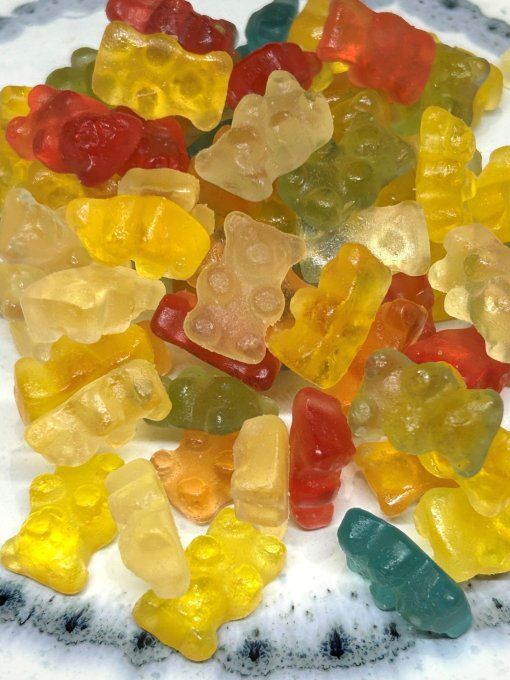 Burmar Oursons Assortis Sans Sucre  – bonbons gélifiés oursons sans sucre aux couleurs et saveurs