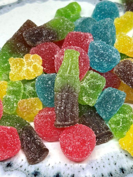 Damel Sweet Mix Sans Sucre – assortiment de bonbons gélifiés sans sucre aux formes et couleurs varié