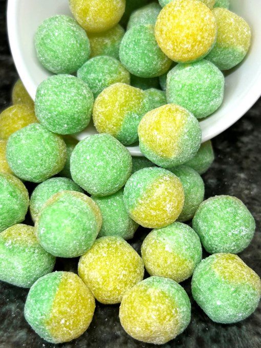dr sour powder balls citron citron vert bonbon acidulé poudre explosive confiserie fun