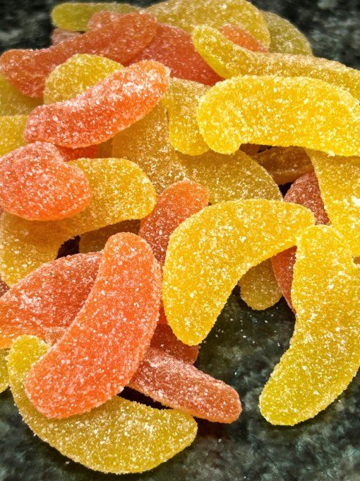 Dulceplus Quartier Orange Citron Acide – bonbons gélifiés orange et citron acidulés