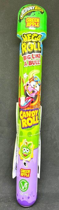 Johny Bee Mega Roll pomme verte 105ml – bonbon liquide fruité à rouler sur la langue