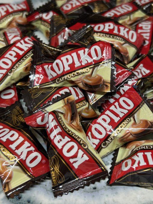 Kopiko Cappuccino – bonbons au café et au lait au goût cappuccino crémeux