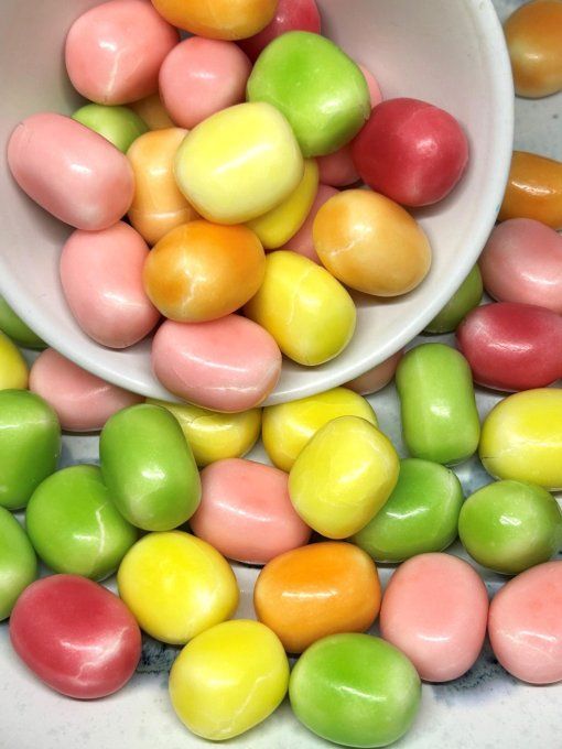 Mao Croqui Haribo – bonbons tendres dragéifiés au cœur acide et aux saveurs fruitées