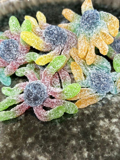 Pieuvre Acide Trolli bonbon gélifié acidulé pour candy bar halloween anniversaire et fête