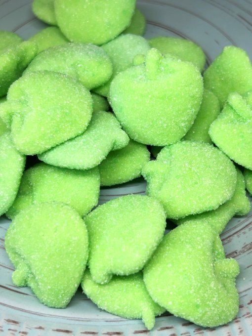 pomme sucrée bonbon gélifié pomme verte gourmand fun
