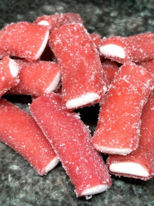 Rocketz Fraise Vidal – bonbons tendres au goût de fraise et à la forme originale