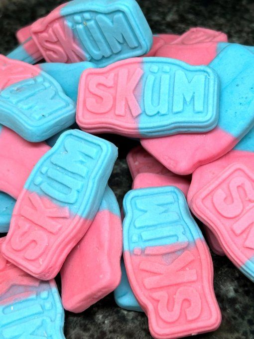 Sküm Bubble Gum – bonbons suédois mousseux au goût bubble gum et à la texture aérienne