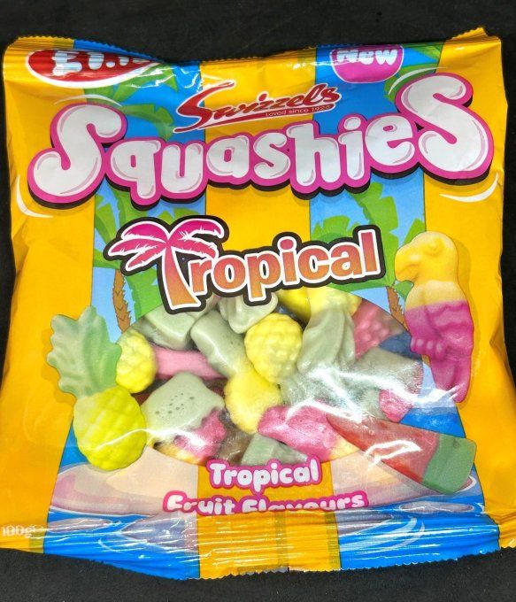 Swizzels Squashies tropical – bonbons anglais ultra moelleux disponibles en plusieurs parfums