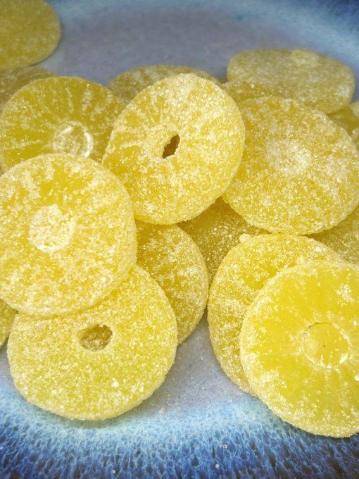tranches ananas sucrées Geldhof bonbon gélifié tropical fruité gourmand